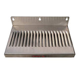 12"x6"x3/4" Wall Mount Drip Tray - Stainless Steel - Grain To Glass Inc