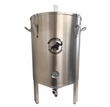 60 Liter Stainless Steel Brew Bucket Conical Fermenter - Mammoth Brewing - Grain To Glass Inc