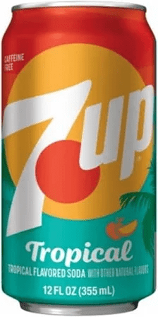 7Up Tropical 355mL Can - Grain To Glass Inc