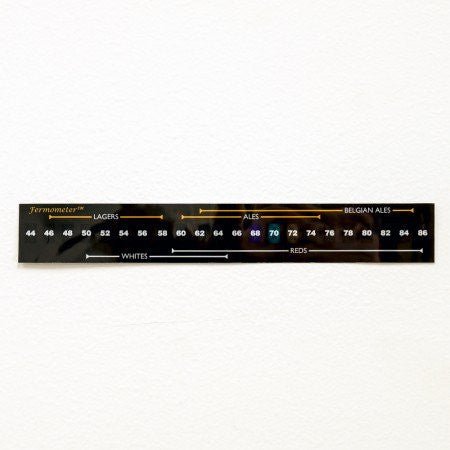 Adhesive Strip Thermometer (Fermometer) - (36F - 78F) - Grain To Glass Inc