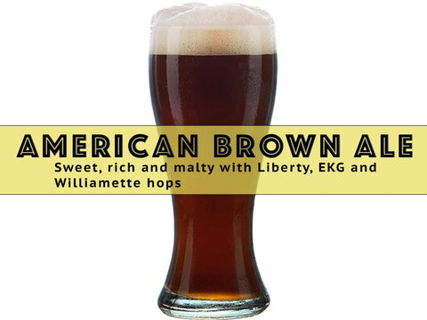 American Brown Ale - Grain To Glass Extract Beer Recipe Kit - Grain To Glass Inc