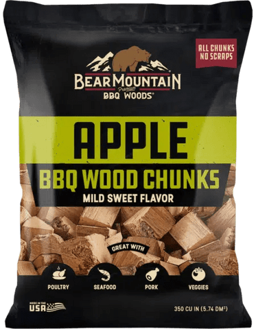 Bear Mountain Cherry Wood Chunks 4LB Bag - Grain To Glass Inc