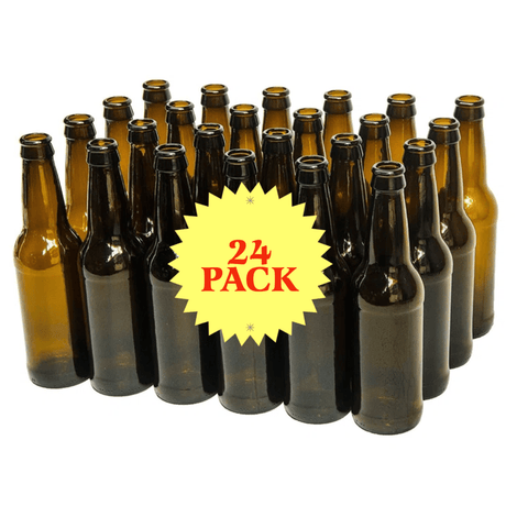 Beer Bottles Glass 355ml - 24 Pack - Grain To Glass Inc