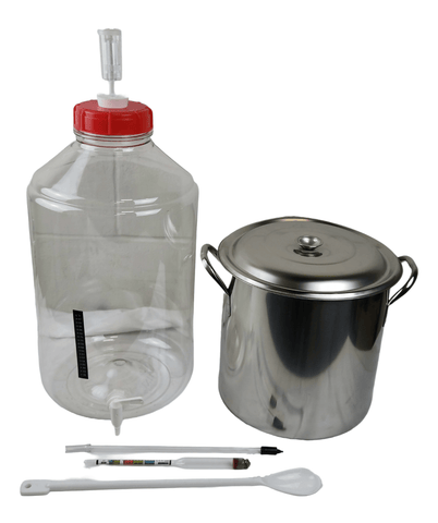 Beer Brewing Starter Kit 3 - With Brew Pot And Fermonster - Grain To Glass Inc