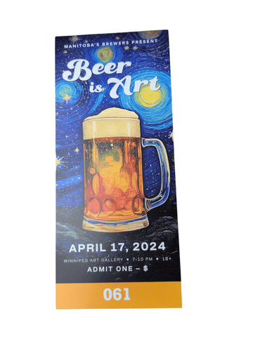 Beer Is Art Event Ticket - April 17 2025 - Grain To Glass Inc