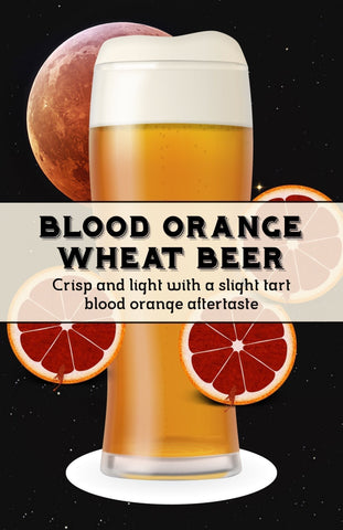 Blood Orange Wheat Beer - Grain To Glass All Grain Beer Kit - Grain To Glass Inc