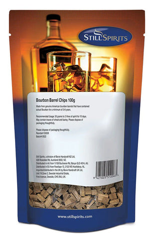 Bourbon Barrel Chips 100g - Still Spirits - Grain To Glass Inc