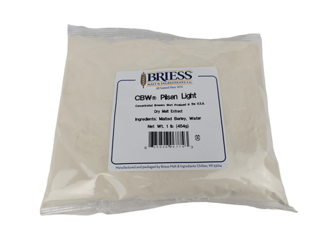 Briess Pilsen Light Dry Malt Extract (DME) 1lb - Grain To Glass Inc