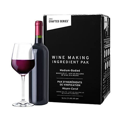 Cabernet Sauvignon 4 Week Wine Kit (Medium Body) - Crafted Series - Grain To Glass Inc