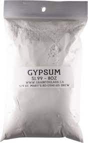 Calcium Sulphate (Gypsum) 8oz - Grain To Glass Inc