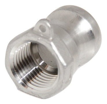 Camlock Type A - Male Camlock x 1/2" Female NPT (Stainless Steel) - Grain To Glass Inc