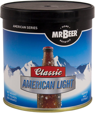 Classic American Light - Mr Beer Refill Kit - Grain To Glass Inc