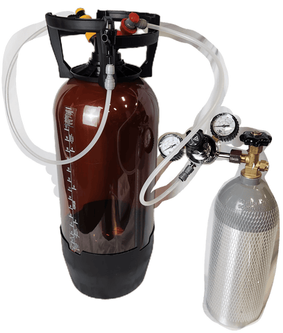Complete Kegging Package 8 - Oxebar 20L PET Ball Lock Keg with CO2 tank / Regulator / Picnic Tap - Grain To Glass Inc