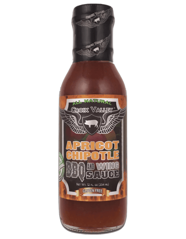 Croix Valley - Apricot Chipotle BBQ & Wing Sauce (354ml) - Grain To Glass Inc
