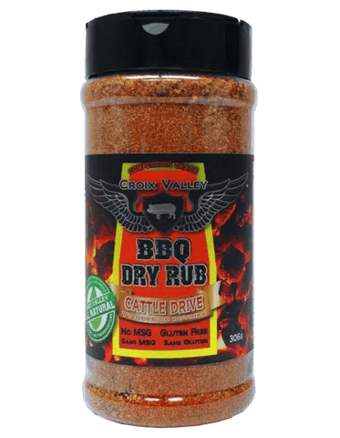 Croix Valley Cattle Drive BBQ Dry Rub 306g - Grain To Glass Inc