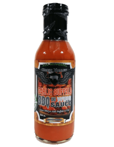 Croix Valley Garlic Buffalo BBQ & Wing Sauce (354ml) - Grain To Glass Inc