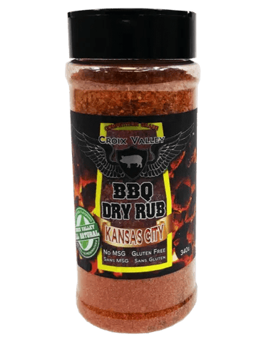 Croix Valley Kansas City BBQ Dry Rub 340g - Grain To Glass Inc