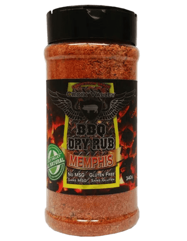 Croix Valley Memphis BBQ Dry Rub 340g - Grain To Glass Inc