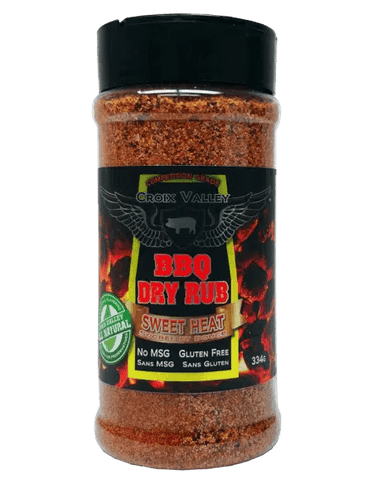 Croix Valley Sweet Heat BBQ Rub 334g - Grain To Glass Inc
