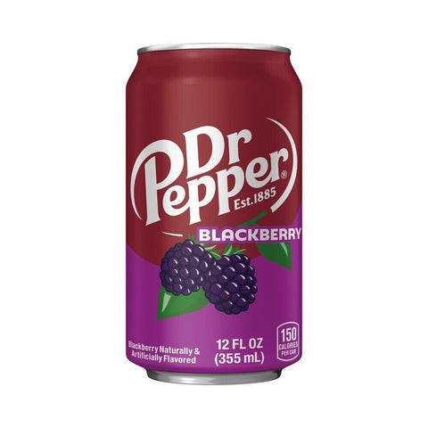 Dr Pepper Blackberry 355ml Can - Grain To Glass Inc