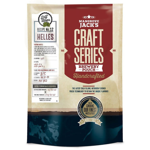 Helles Lager - Mangrove Jack's Craft Series - Grain To Glass Inc