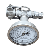 Inline Camlock Thermometer (Stainless Steel) - Compatible With Brewzilla Systems - Grain To Glass Inc