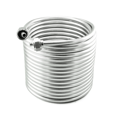 Jockey Box Coil 50' 5/16" Stainless Steel (Right) - Grain To Glass Inc