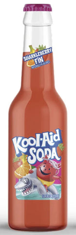 Kool - Aid Soda Sharkleberry Fin 355ml Bottle - Grain To Glass Inc
