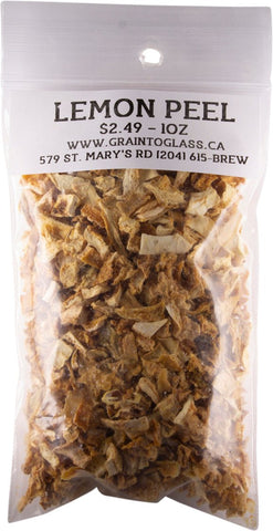 Lemon Peel 1oz - Grain To Glass Inc
