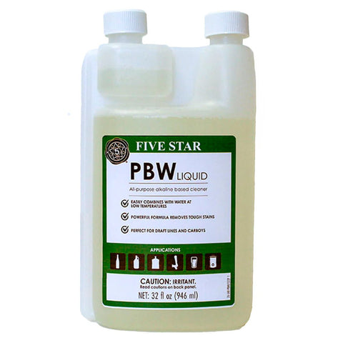 Liquid Powdered Brewery Wash (PBW) 32OZ - Grain To Glass Inc