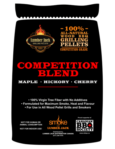 Lumber Jack Competition Blend BBQ Pellets 20LB Bag - Grain To Glass Inc