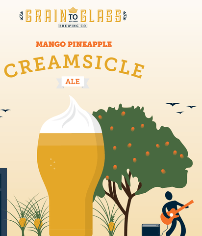 Mango Pineapple Creamsicle Ale - Grain To Glass All Grain Beer Kit - (Contains Lactose) - Grain To Glass Inc