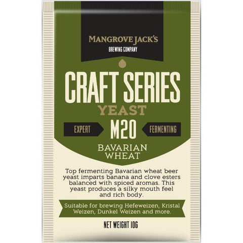 Mangrove Jack's M20 Bavarian Wheat Dry Beer Yeast - Grain To Glass Inc