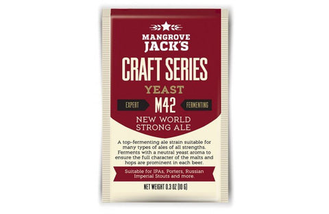Mangrove Jack's M42 New World Strong Ale Dry Beer Yeast - Grain To Glass Inc