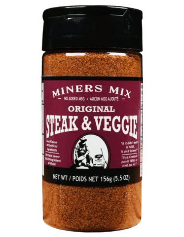 Miners Mix Original Steak & Veggie Rub (156g) - Grain To Glass Inc