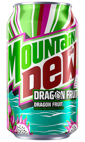 Mountain Dew Dragonfruit 355ml Can - Grain To Glass Inc