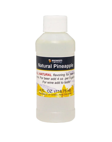 Natural Pineapple Flavoring 4OZ - Brewers Best - Grain To Glass Inc