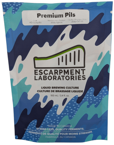 Premium Pils - Escarpment Labs Liquid Yeast - Grain To Glass Inc