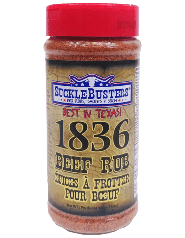 SuckleBusters - 1836 Beef Rub (340g) - Grain To Glass Inc