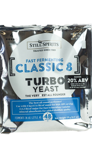 Turbo Yeast Classic 8 - Still Spirits - Grain To Glass Inc