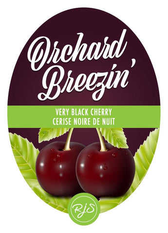 Very Black Cherry Orchard Breezin' 30 Pack Wine Labels - HJL Designs - Grain To Glass Inc