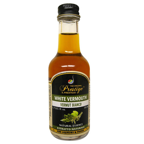 White Vermouth 50ml Spirit Essence Flavoring - Liquor Quik Prestige - Grain To Glass Inc