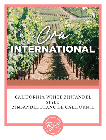 White Zinfandel (California) Grand Cru International 30 Pack Wine Labels - HJL Designs - Grain To Glass Inc