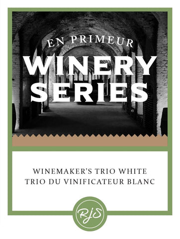 Winemaker's Trio White En Primeur 30 Pack Wine Labels - HJL Designs - Grain To Glass Inc