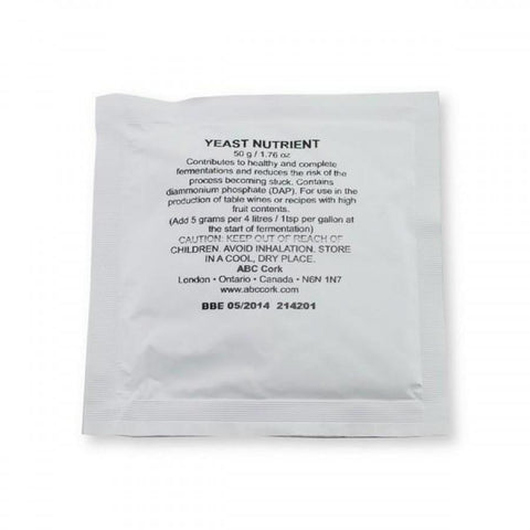 Yeast Nutrient 90g - Diammonium Phosphate (DAP) - Grain To Glass Inc