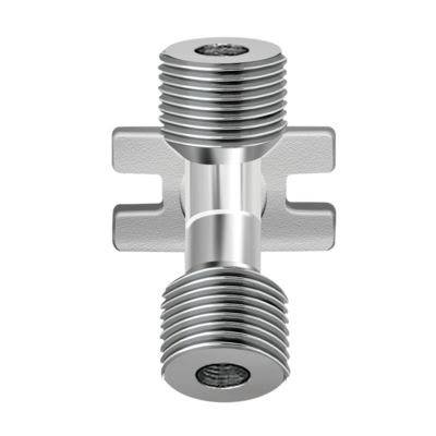 Draft Beer Wall Bracket – 3/8″ Bore - Krome C152 - Grain To Glass Inc
