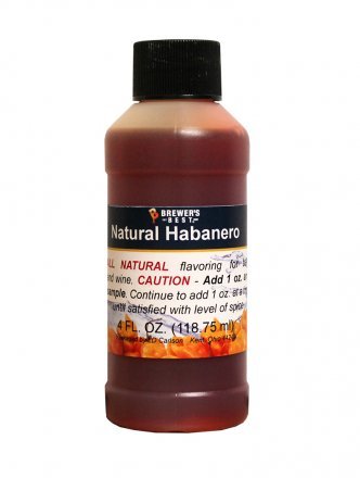 Natural Habanero Flavoring 4OZ - Brewers Best - Grain To Glass Inc