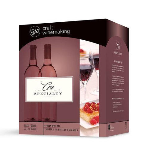 Raspberry Mocha Dessert Wine 6 Week Kit - Cru Specialty - Grain To Glass Inc