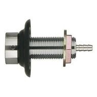 Shank 2 3/4" Chrome Plated with Tail Piece - Grain To Glass Inc