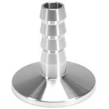 1.5" Tri - Clamp X 1/2" OD Barb - Stainless Steel - Grain To Glass Inc
